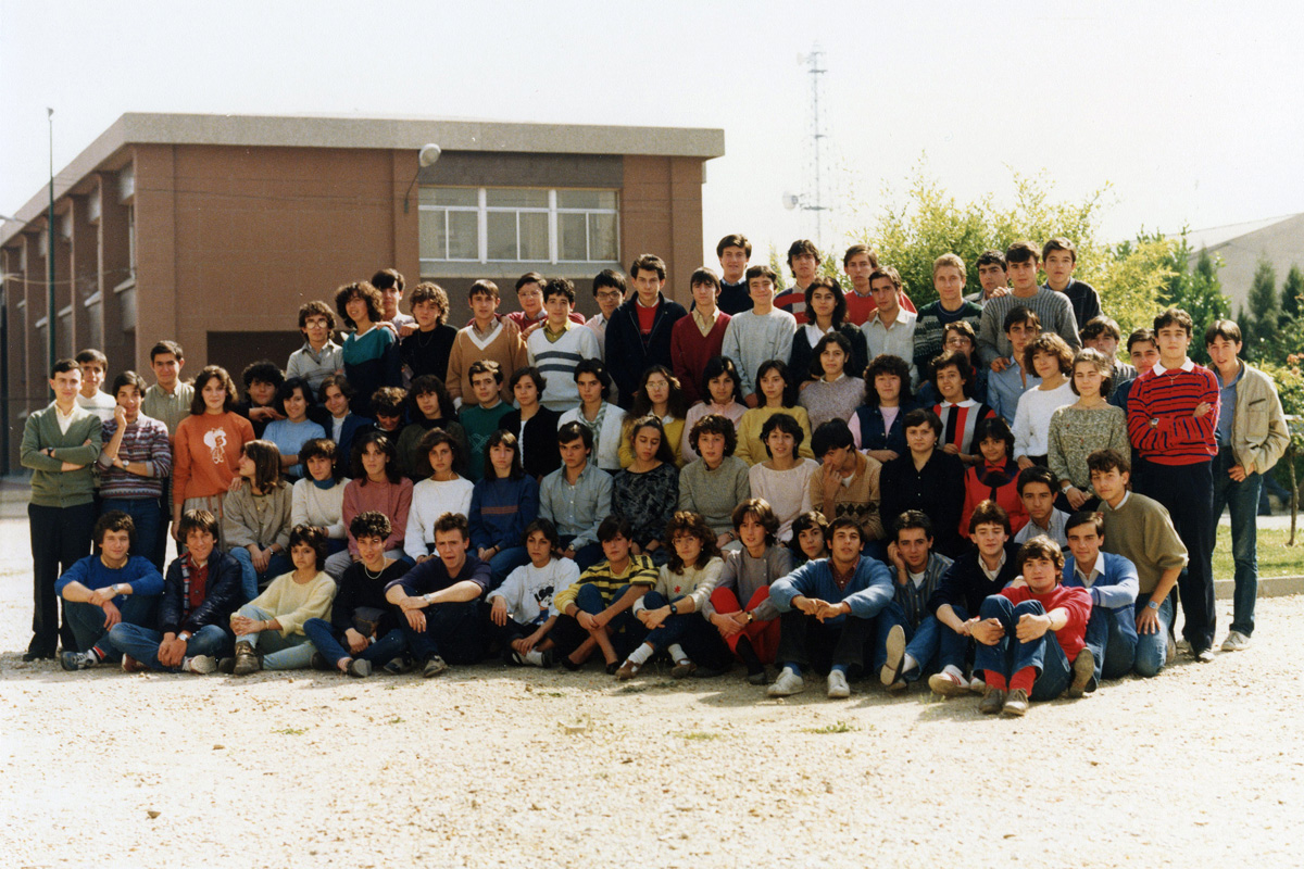 Alumnos de la 38 promoci�n de la Escuela de Aprendices de Valladolid, 1984