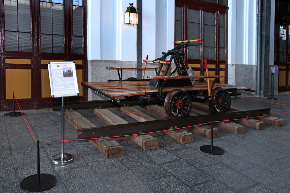 Una nueva pieza restaurada en la colecci�n del Museo del Ferrocarril de Madrid