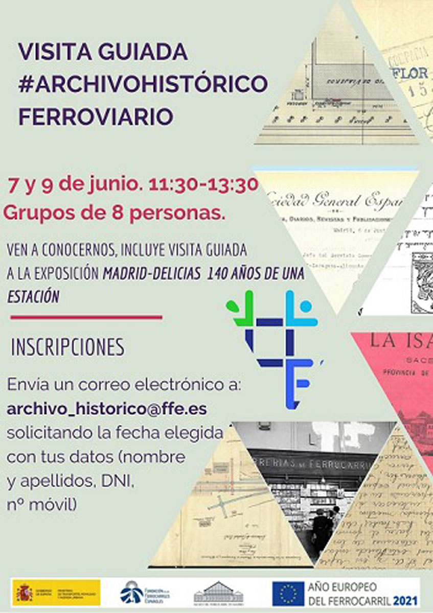 El Archivo Hist�rico Ferroviario participa en la Semana Internacional de los Archivos #IAW2021