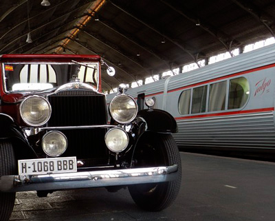 Exclusivo Retroclásica del automóvil y el ferrocarril
