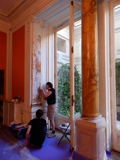 Finaliza la campa�a de restauraci�n en el Museo de Delicias y en el Palacio de Fern�n N��ez