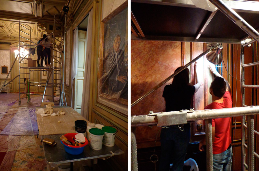 Finaliza la campaña de restauración en el Museo de Delicias y en el Palacio de Fernán Núñez
