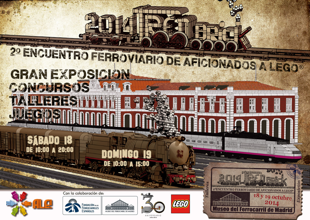 Llegan los trenes LEGO al Museo de Madrid