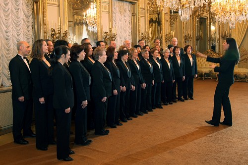 El coro de la Fundaci�n de concierto en Berl�n