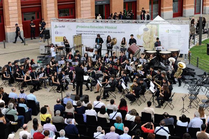 Marat�n musical en Atocha