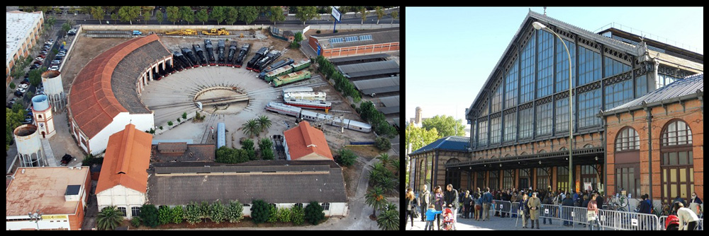 Rehabilitaci�n de los Museos del Ferrocarril de Catalu�a y Madrid