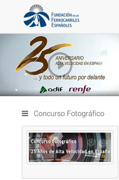 Concursos, exposiciones y otros eventos para celebrar el 25 aniversario del AVE