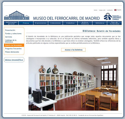 Bolet�n de Novedades de la Biblioteca para este verano