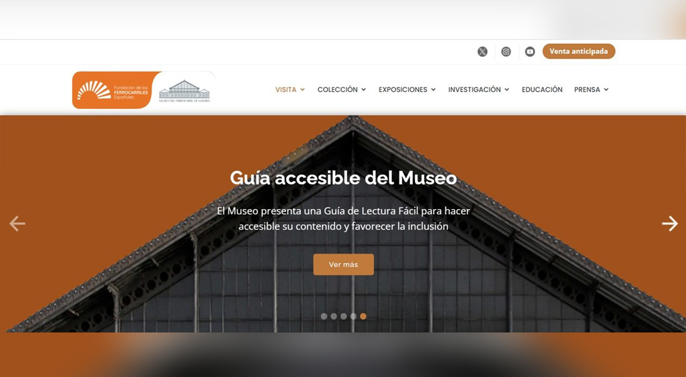 El Museo del Ferrocarril de Madrid renueva su web El Museo del Ferrocarril de Madrid renueva su web