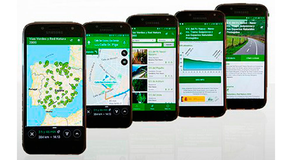 Nueva versi�n de la App de V�as Verdes
