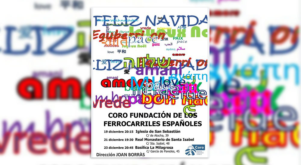 El Coro de la Fundación presenta su programa de Navidad El Coro de la Fundación presenta su programa de Navidad
