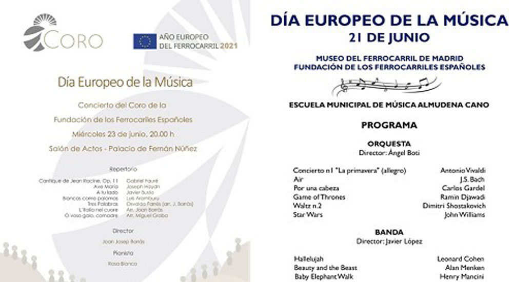 La Fundaci�n celebra el D�a Europeo de la M�sica con dos conciertos