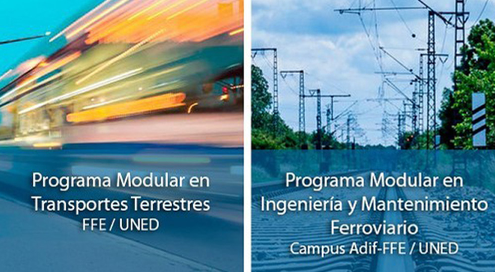 La Fundaci�n y la UNED impulsan la formaci�n ferroviaria con cursos especializados sobre transportes terrestres e ingenier�a y mantenimiento ferroviario