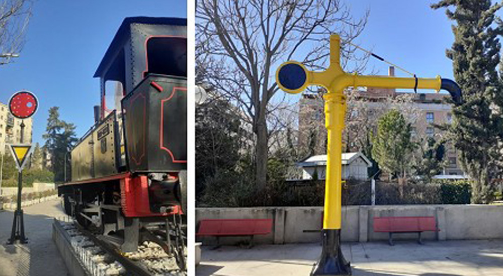 El Museo del Ferrocarril de Madrid restaura nuevas piezas ferroviarias para su exposici�n permanente
