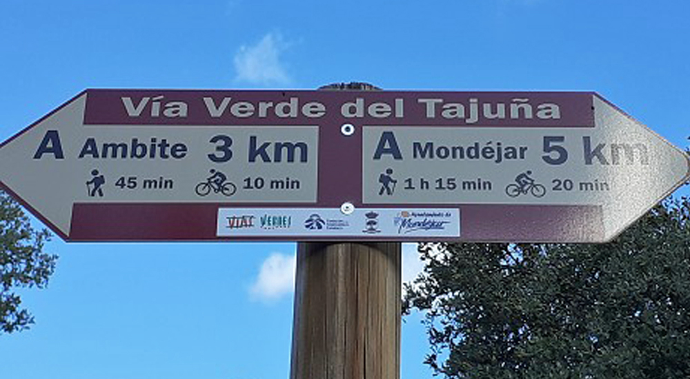 La Vía Verde del Tajuña ya conecta Madrid con Guadalajara a su paso por Ambite La Vía Verde del Tajuña ya conecta Madrid con Guadalajara a su paso por Ambite