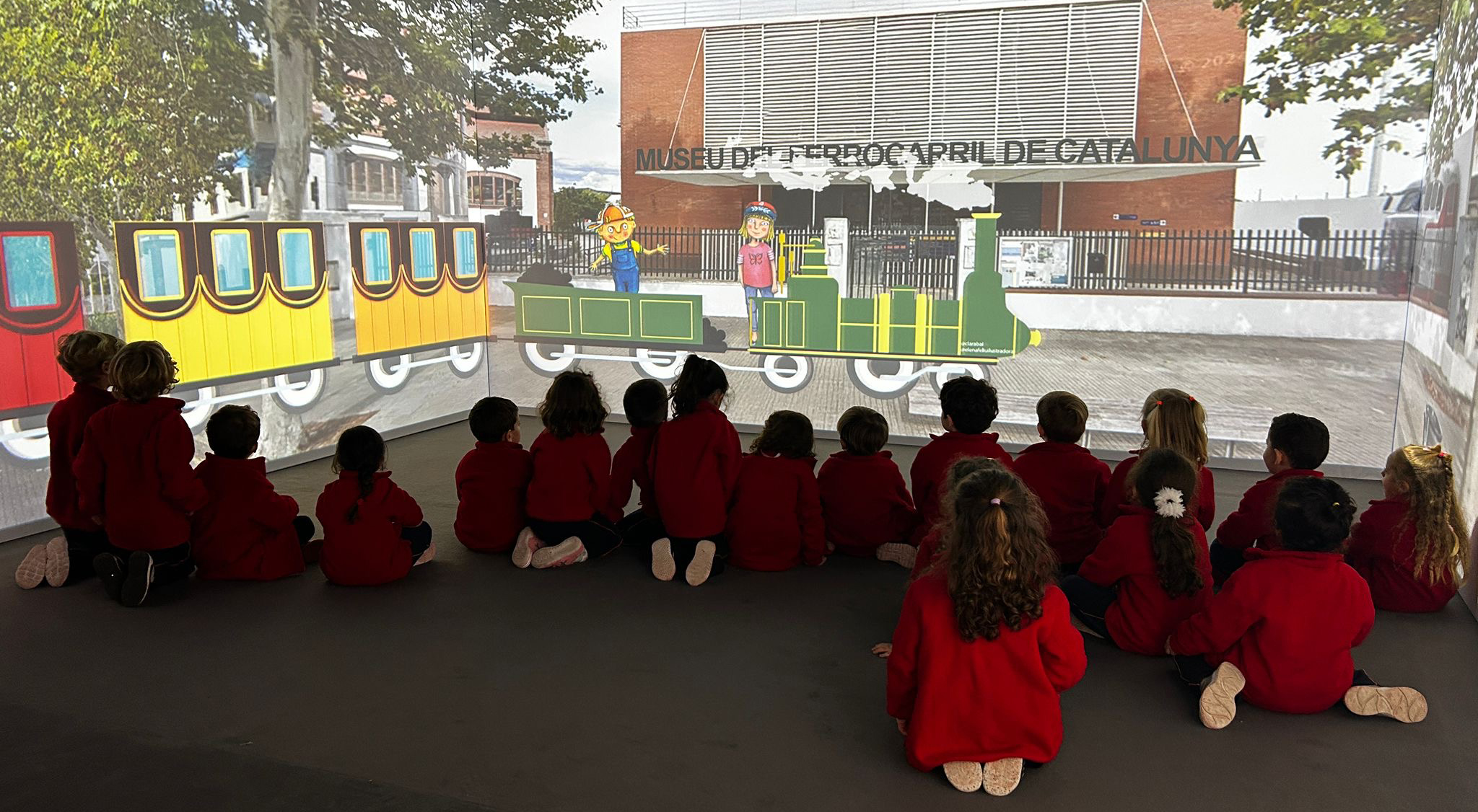 El Museu del Ferrocarril de Catalunya estrena una nueva sala inmersiva El Museu del Ferrocarril de Catalunya estrena una nueva sala inmersiva