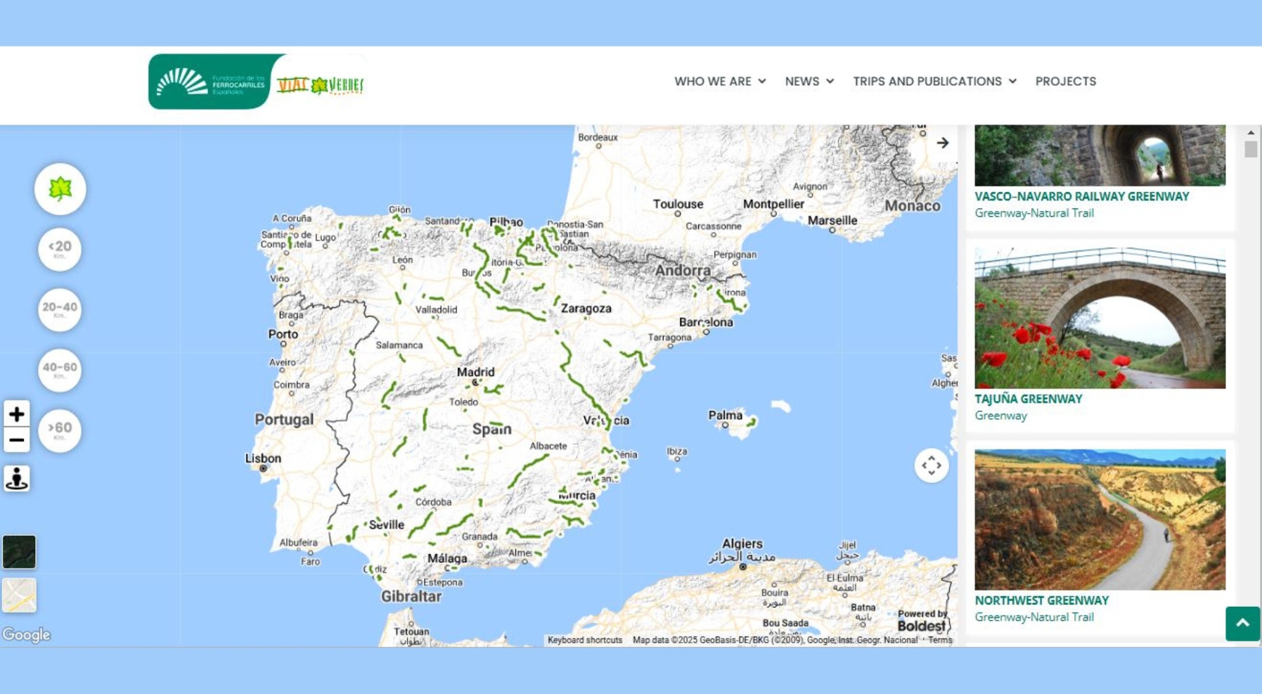 V�as verdes, greenways, voies vertes