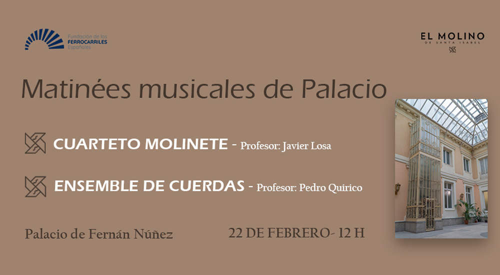 Nueva ‘matinée´ musical de Palacio, con Haydn, Heitor Villa-Lobos y Joe Hisaishi Nueva ‘matinée´ musical de Palacio, con Haydn, Heitor Villa-Lobos y Joe Hisaishi