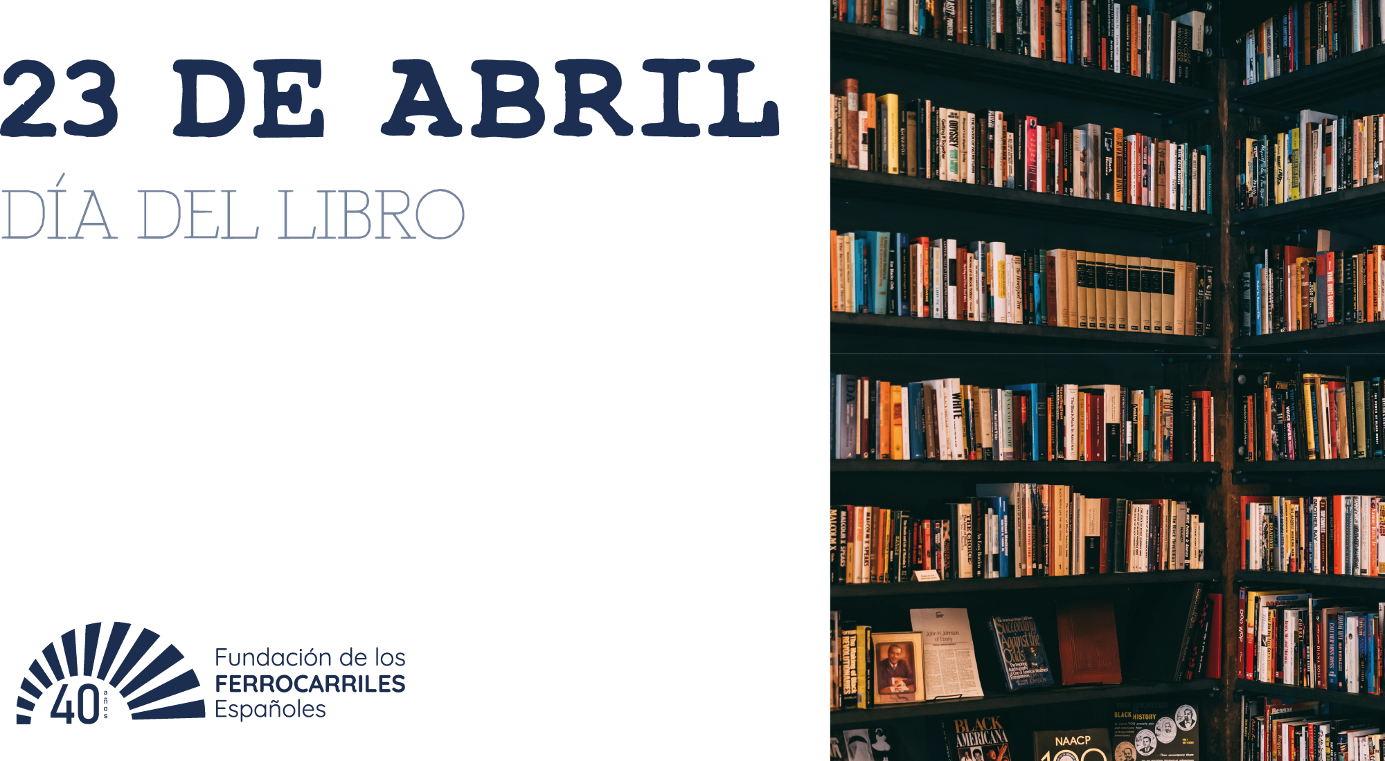 La Fundaci�n celebra la fiesta del libro con trenes en la literatura