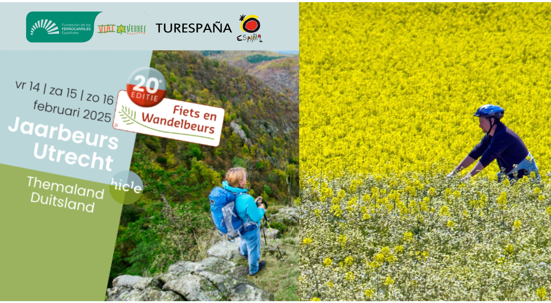 Las v�as verdes espa�olas se promocionan en la feria holandesa Fiets en Wandelbeurs