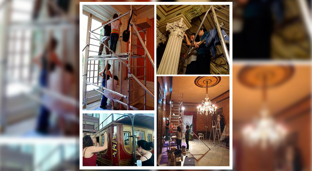 Restauraci�n en el Palacio de Fern�n N��ez y en el Museo del Ferrocarril de Madrid
