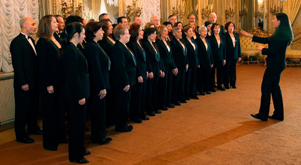 El coro de la Fundaci�n de concierto en Berl�n