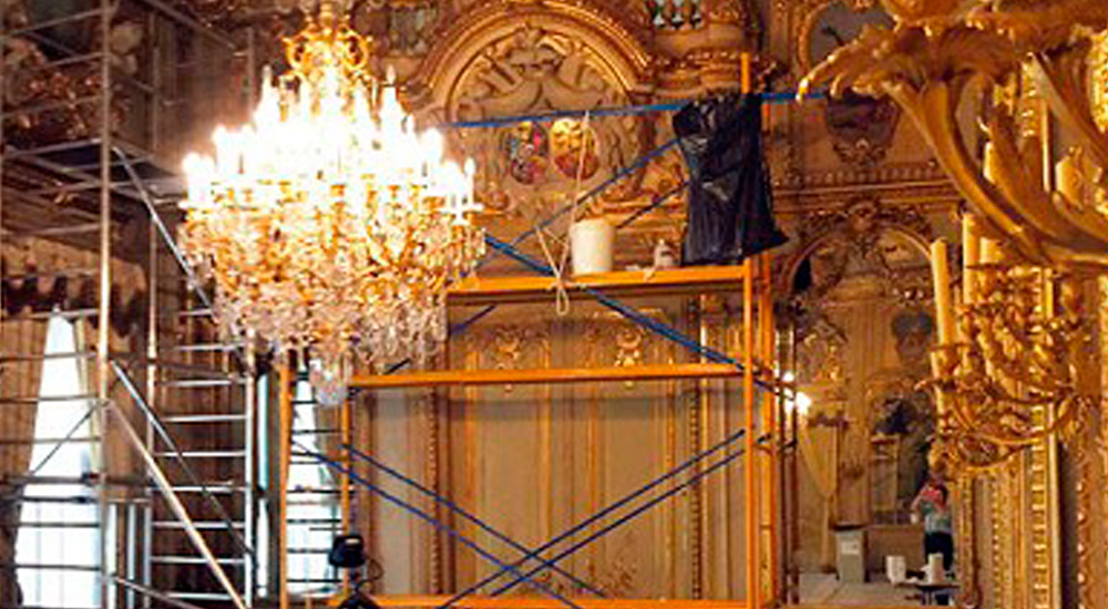 Campaña de Verano de restauración del Palacio Campaña de Verano de restauración del Palacio