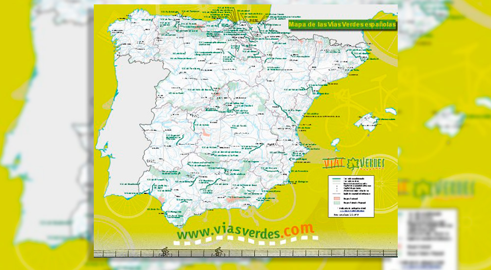 Nuevo folleto divulgativo de las V�as Verdes Espa�olas