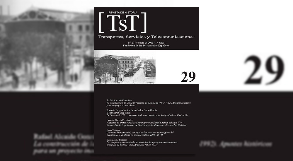 Publicado el n�mero 29 de la Revista de Historia TST