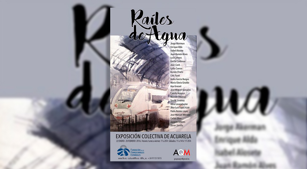 Ultimos días de la exposición ´Raíles de agua´ Ultimos días de la exposición ´Raíles de agua´