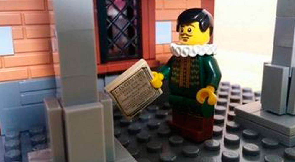 Lego rinde homenaje a Cervantes Lego rinde homenaje a Cervantes