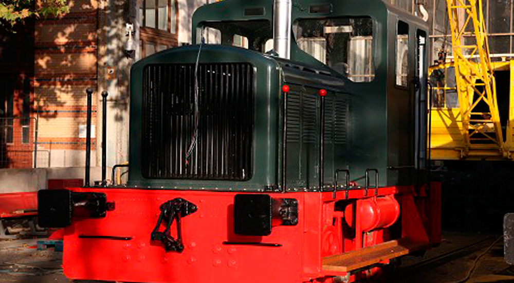 Concluye la restauración de la locomotora de maniobras ´Memé´ Concluye la restauración de la locomotora de maniobras ´Memé´