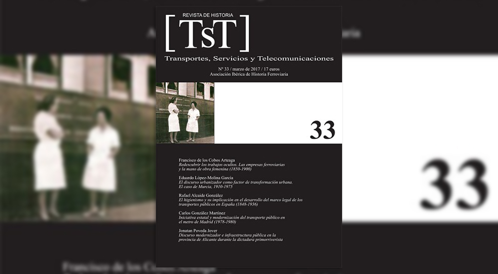Publicado el n�mero 33 de TST - Revista de Historia