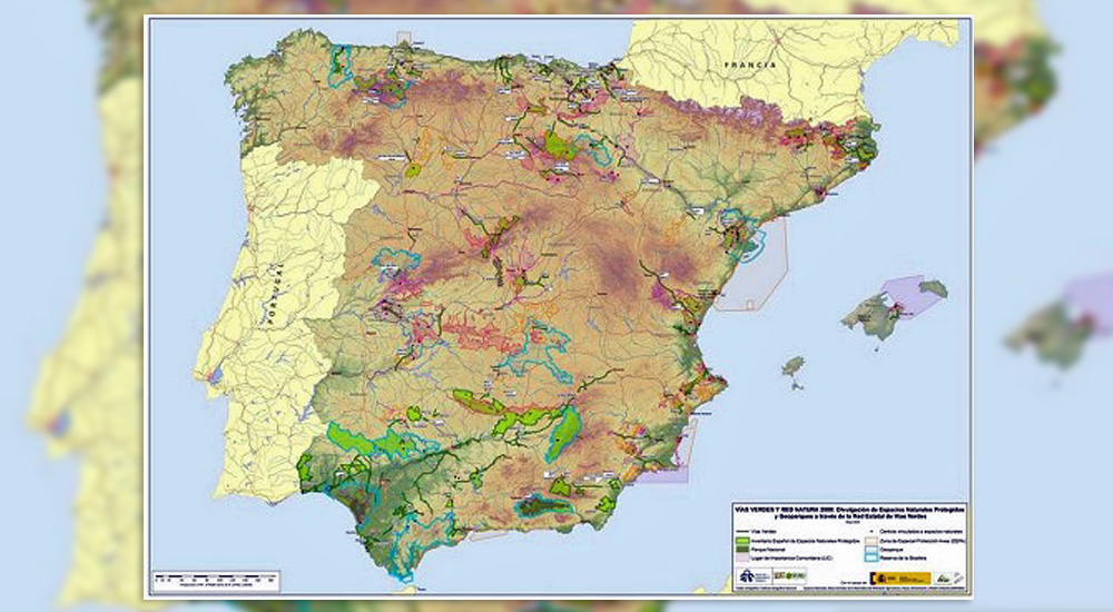 M�s del 90% de las V�as Verdes de Espa�a cuentan con Espacios Naturales Protegidos