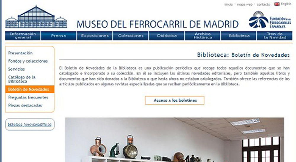 Bolet�n de Novedades de la Biblioteca para este verano