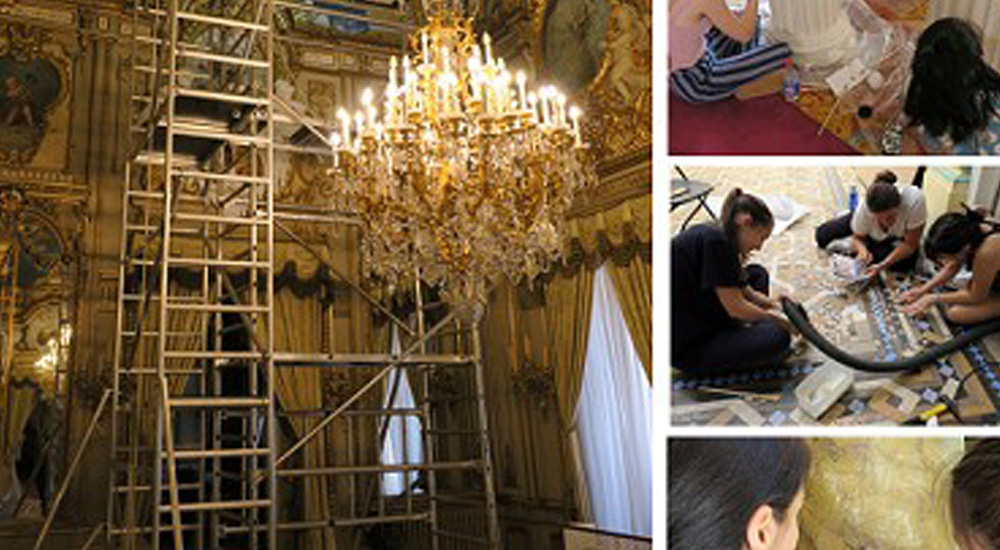 Campa�a de restauraci�n en el Palacio de Fern�n N��ez y en el Museo del Ferrocarril de Madrid