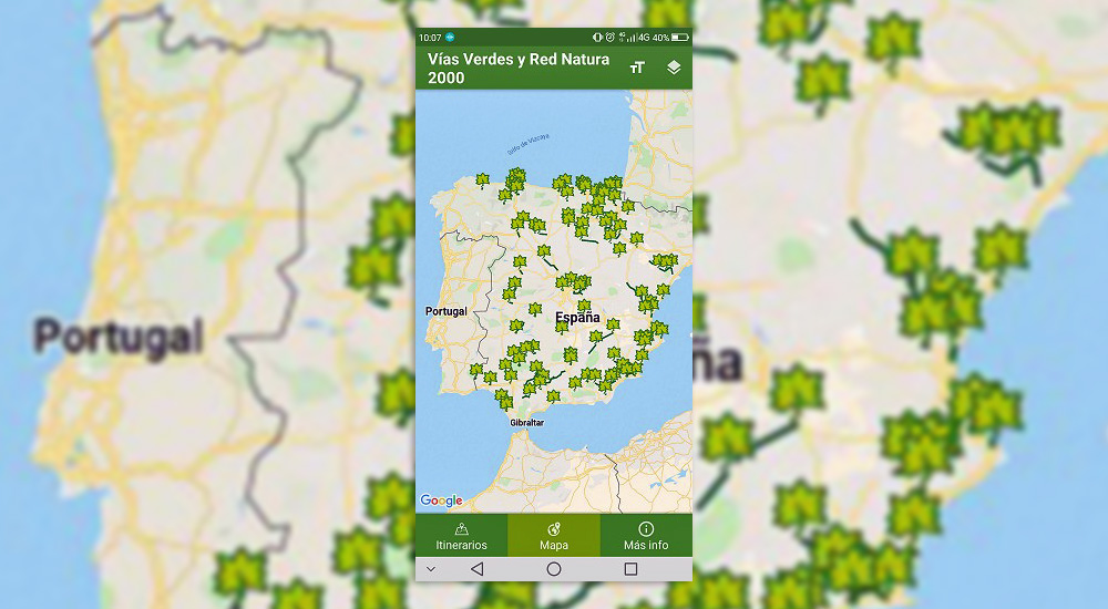 Nueva App �V�as Verdes y Red Natura 2000�