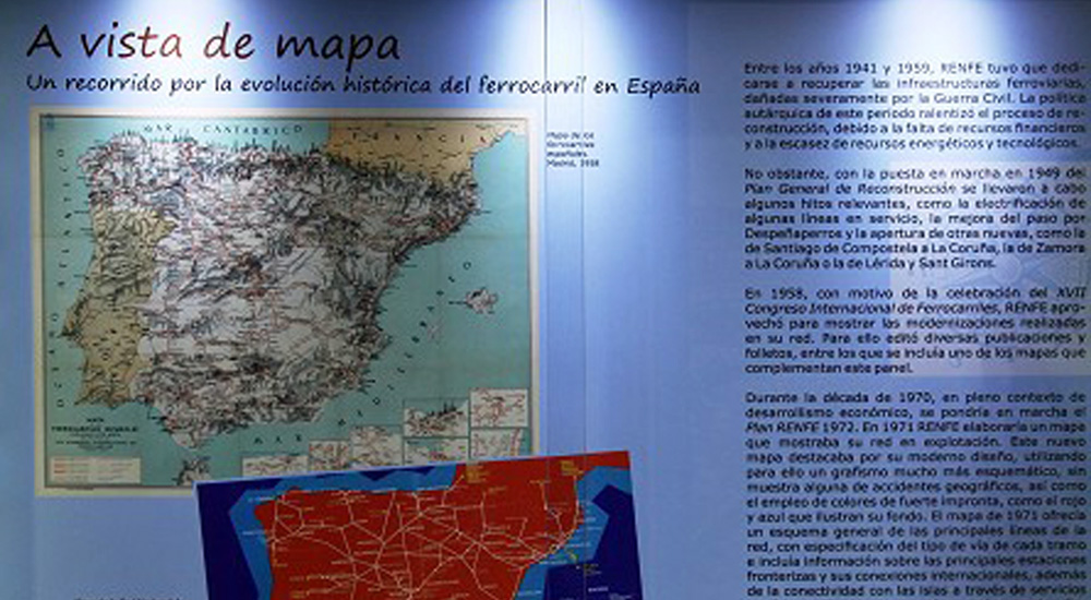 �A vista de mapa�: evoluci�n hist�rica del ferrocarril en Espa�a
