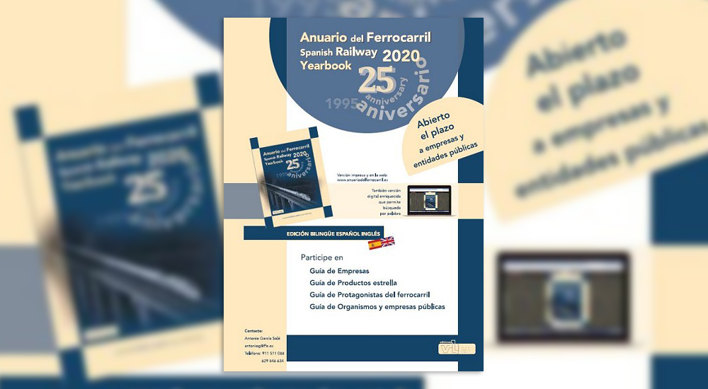 Abierto el plazo para participar en el Anuario del Ferrocarril 2020