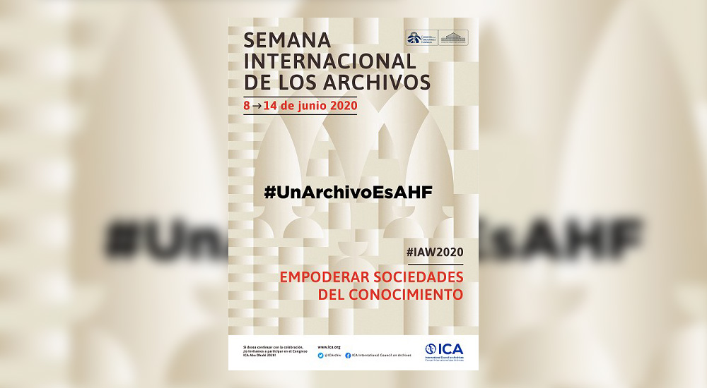 El Archivo Hist�rico Ferroviario participa en la Semana Internacional de los Archivos #IAW2020